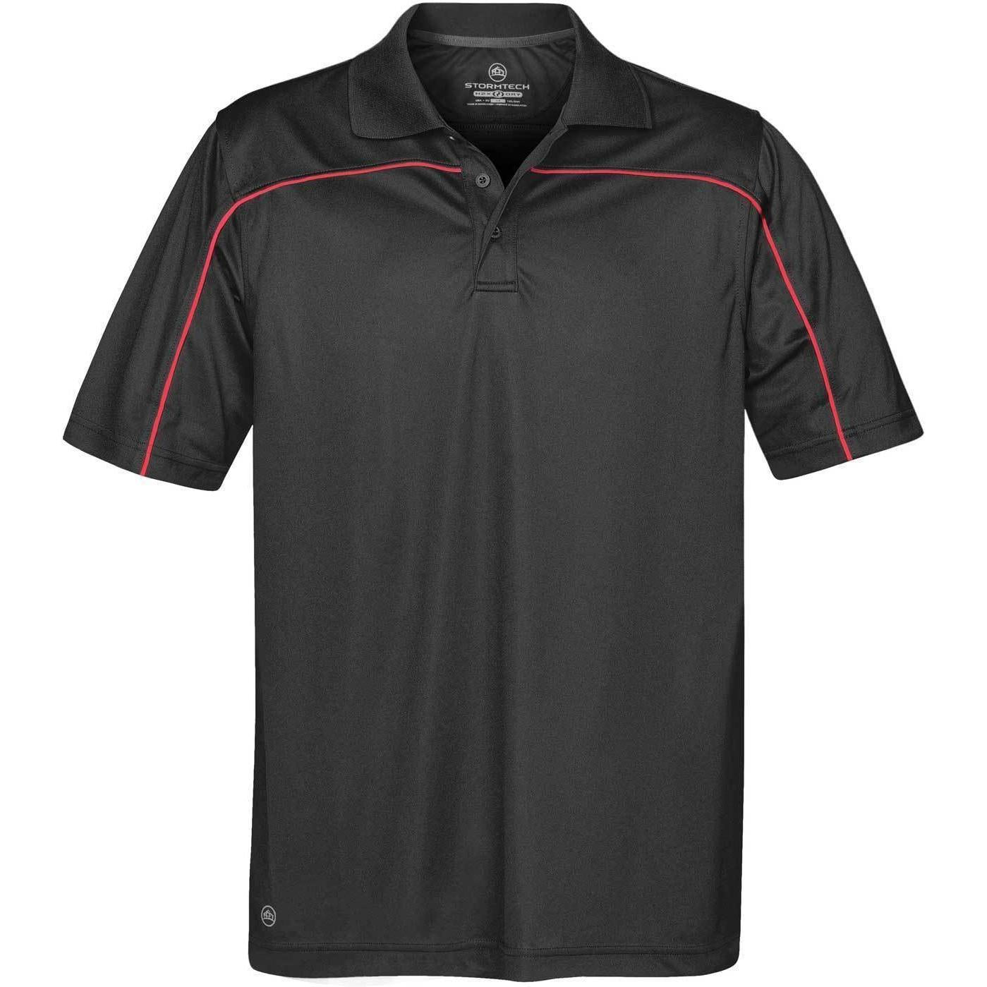 Black/Scarlet