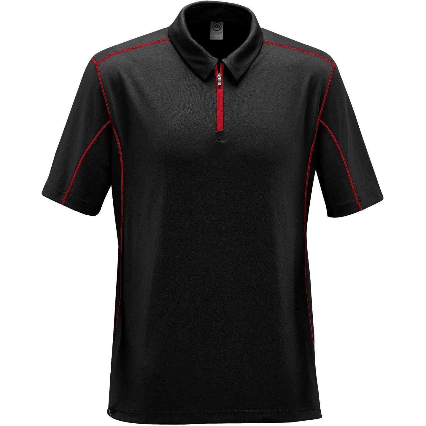 Black/Bright Red