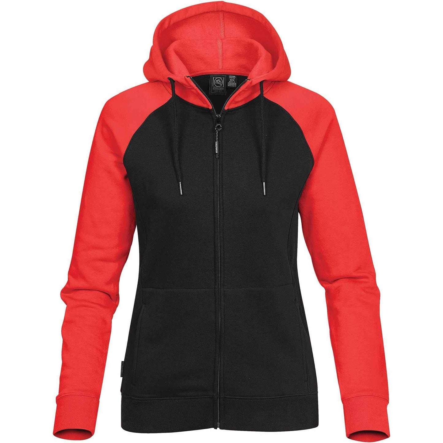 Black/Bright Red